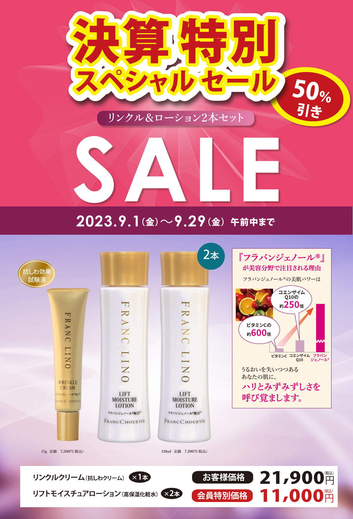 決算特別スペシャルセール