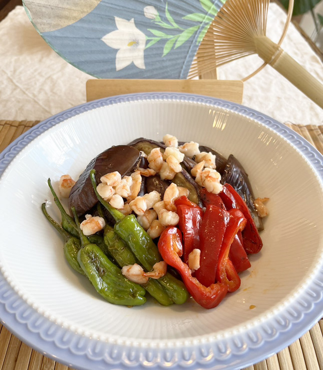 Vo.29 夏野菜のえびあんかけ