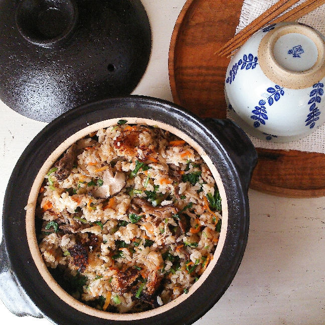 牛肉のすき焼き風炊き込みご飯