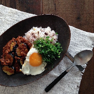 夏野菜で和風ドライカレー