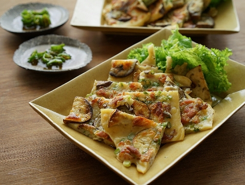 豚となすのチヂミ