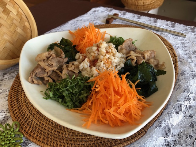 Vol14　押し麦入り中華サラダ