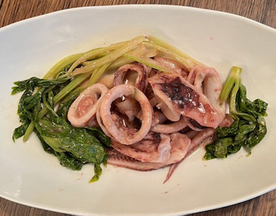 Vol18　イカとセロリのみそ炒め